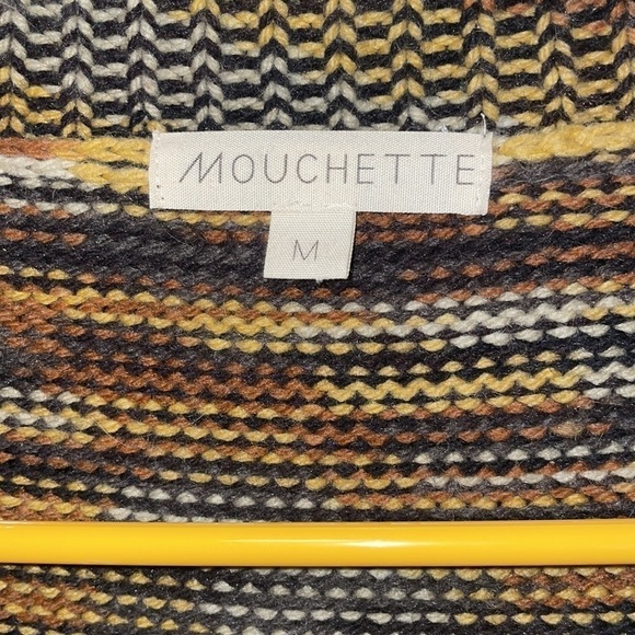 Mouchette EUC Large Open front Knit Striped Cardigan - Picture 2 of 8